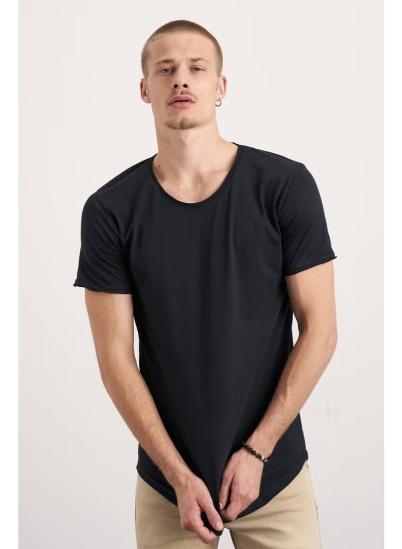 Cool Tarz Cool Style 2-Pack White-Black Sloppy Collar Loose T-Shirt - Image 1